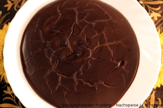 Bio Schokoladen Pudding – Nachspeise