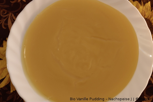 Bio Vanille Pudding – Nachspeise
